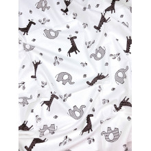 Пеленка ситец Коричневые слоники #3 Пеленка ситец Коричневые слоники #3