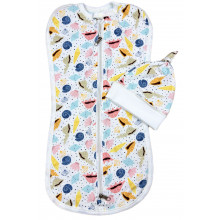 Евро пеленка кокон на молнии с шапочкой Морской мир (интерлок) №26 (0 – 6 мес) Евро пеленка кокон на молнии с шапочкой Морской мир (интерлок) №26 (0 – 6 мес)