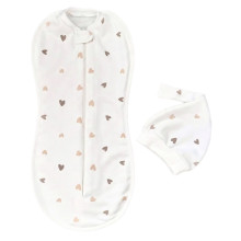 Евро пеленка кокон на молнии с шапочкой Карамельные сердечки (байка) №119 (0-3 мес) Евро пеленка кокон на молнии с шапочкой Карамельные сердечки (байка) №119 (0-3 мес)