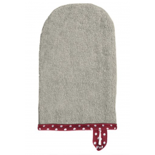 Рукавичка для купания махровая BabyOno (Серая)