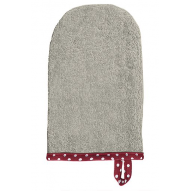 Рукавичка для купания махровая BabyOno (Серая)