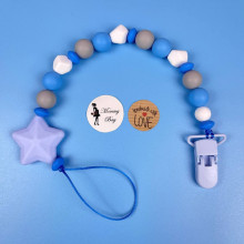 Держатель для пустышки Mommy Bag Голубой