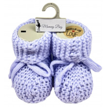 Пинетки-топики для новорожденных 0-12 мес Синие