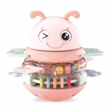 Игрушка Развивающая музыкальная Пирамидка Пчелка, розовая Игрушка Развивающая музыкальная Пирамидка Пчелка, розовая