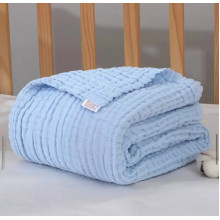 Плед муслиновый 120х100 см Голубой (NEW!)