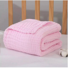 Плед муслиновый 120х100 см Пудровый (NEW!)