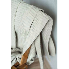 Плед вафельный (пике) 110х95 см Серый