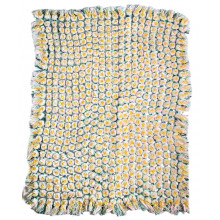 Плед вязаный 130х105 см (Ручная работа)