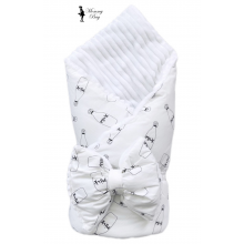 Плед со съемным утеплителем Mommy Bag №1 Молоко + бант на выписку