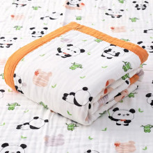 Плед муслиновый 110х110 см Mommy Bag Панды