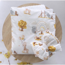 Плед со съемным утеплителем Mommy Bag №7 Зоопарк + бант на выписку Плед со съемным утеплителем Mommy Bag №7 Зоопарк + бант на выписку