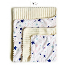 Плед с плюшем Звездочки №9