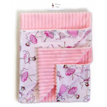 Плед с плюшем Балерины №11