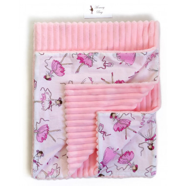 Плед с плюшем Балерины №11