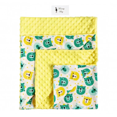 Плед с плюшем Королевские Мишки №16