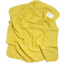 Плед летний Горчичный