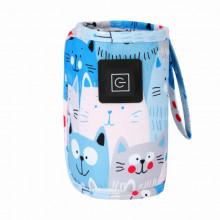 Подогреватель для бутылочки портативный, термоупаковка №3 Котик голубой Подогреватель для бутылочки портативный, термоупаковка №3 Котик голубой