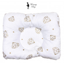 Ортопедическая подушка для новорожденных Бриллианты со звездочками №3