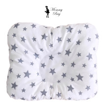 Ортопедическая подушка для новорожденных Серые звездочки №20