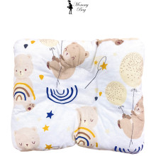 Ортопедическая подушка для новорожденных Мишка с радугой №19