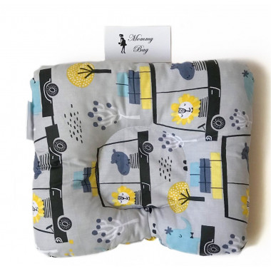 Ортопедическая подушка для новорожденных Лев в машинке №8