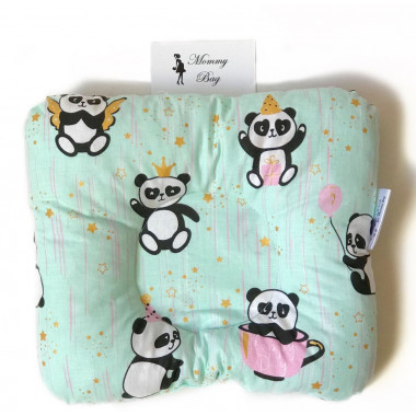 Ортопедическая подушка для новорожденных Панды №10