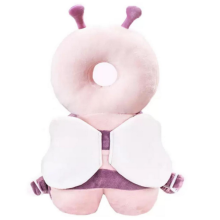 Защитная подушка Бабочка для головы и спины малыша (розовая)