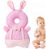 Защитная подушка Зайка для головы и спины малыша (розовая)