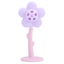 Погремушка, грызунок-прорезыватель на присоске Mommy Bag Цветочек Лавандовый Погремушка, грызунок-прорезыватель на присоске Mommy Bag Цветочек Лавандовый