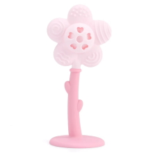 Погремушка, грызунок-прорезыватель на присоске Mommy Bag Цветочек Розовый Погремушка, грызунок-прорезыватель на присоске Mommy Bag Цветочек Розовый
