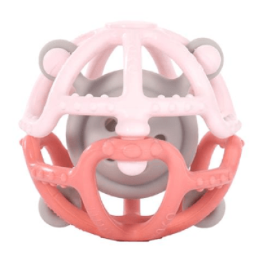 Игрушка-погремушка развивающая Mommy Bag Круг розовый