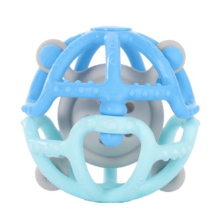 Игрушка-погремушка развивающая Mommy Bag Круг голубой