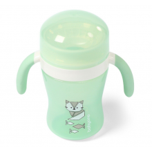 Поильник-непроливайка BabyOno 360* с мягким носиком 240 мл Бирюзовый