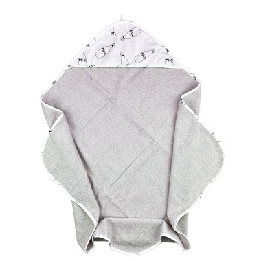 Полотенце махровое 80×80 см Молоко (серый)