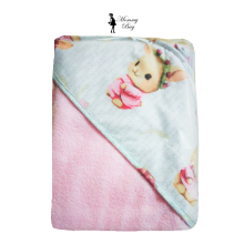 Полотенце махровое 80×80 см Зайчик (розовый) Полотенце махровое 80×80 см Зайчик (розовый)