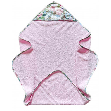 Полотенце махровое 80×80 см Розы (розовый)