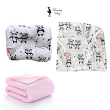 Набор 3в1 в детскую кроватку RoyalBaby №44 Панды розовые с муслиновым пледом Набор 3в1 в детскую кроватку RoyalBaby №44 Панды розовые с муслиновым пледом