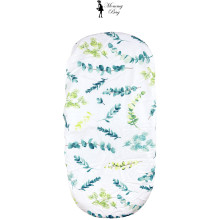 Простынь-наматрасник 80*40 см в коляску №26 Эвкалипт Простынь-наматрасник 80*40 см в коляску №26 Эвкалипт