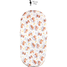 Простынь-наматрасник 80*40 см в коляску №25 Спящие зверьки Простынь-наматрасник 80*40 см в коляску №25 Спящие зверьки