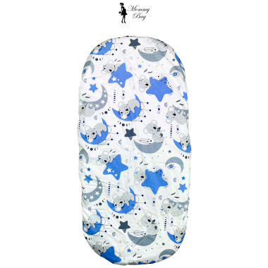 Простынь-наматрасник 80*40 см в коляску №15 Коала на месяце