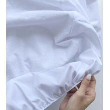 Наматрасник непромокаемый Mommy Bag 80х40 см в коляску, Белый