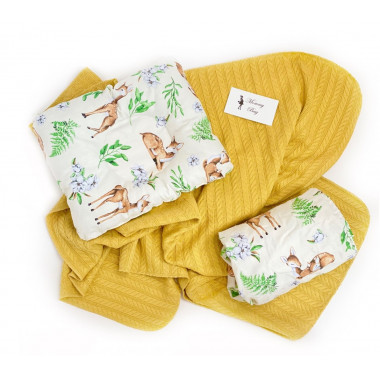 Летний набор в коляску 3в1 Косули