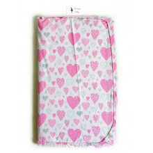 Простынь на резинке в детскую кроватку Розовые сердечки арт.СТ-3 Простынь на резинке в детскую кроватку Розовые сердечки арт.СТ-3