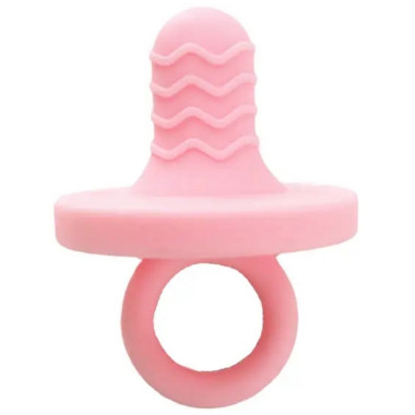 Пустышка Mommy Bag ортодонтическая Natural Step, силиконовая (0-12 мес) Розовая