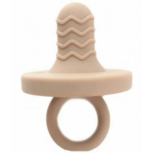 Пустышка Mommy Bag ортодонтическая Natural Step, силиконовая (0-12 мес) Бежевая