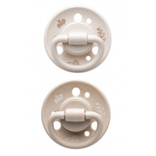 Пустышка Nip Вишенка GREEN, 0-6 мес., латекс, унисекс, 2 шт. (Бежево-молочные)