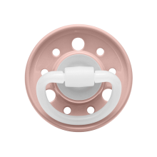 Пустышка Nip Вишенка, 0-6 мес., латекс, для девочки, 1 шт. (Пудровая)
