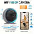Видеоняня поворотная беспроводная IP-камера Blue Eye 1080p HD Smart, Wi-Fi