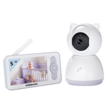 Видеоняня поворотная беспроводная IP-камера Kippi, двухсторонняя с датчиком плача, 5″ HD экран, Wi-Fi