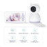 Видеоняня поворотная беспроводная IP-камера Kippi, двухсторонняя с датчиком плача, 5″ HD экран, Wi-Fi